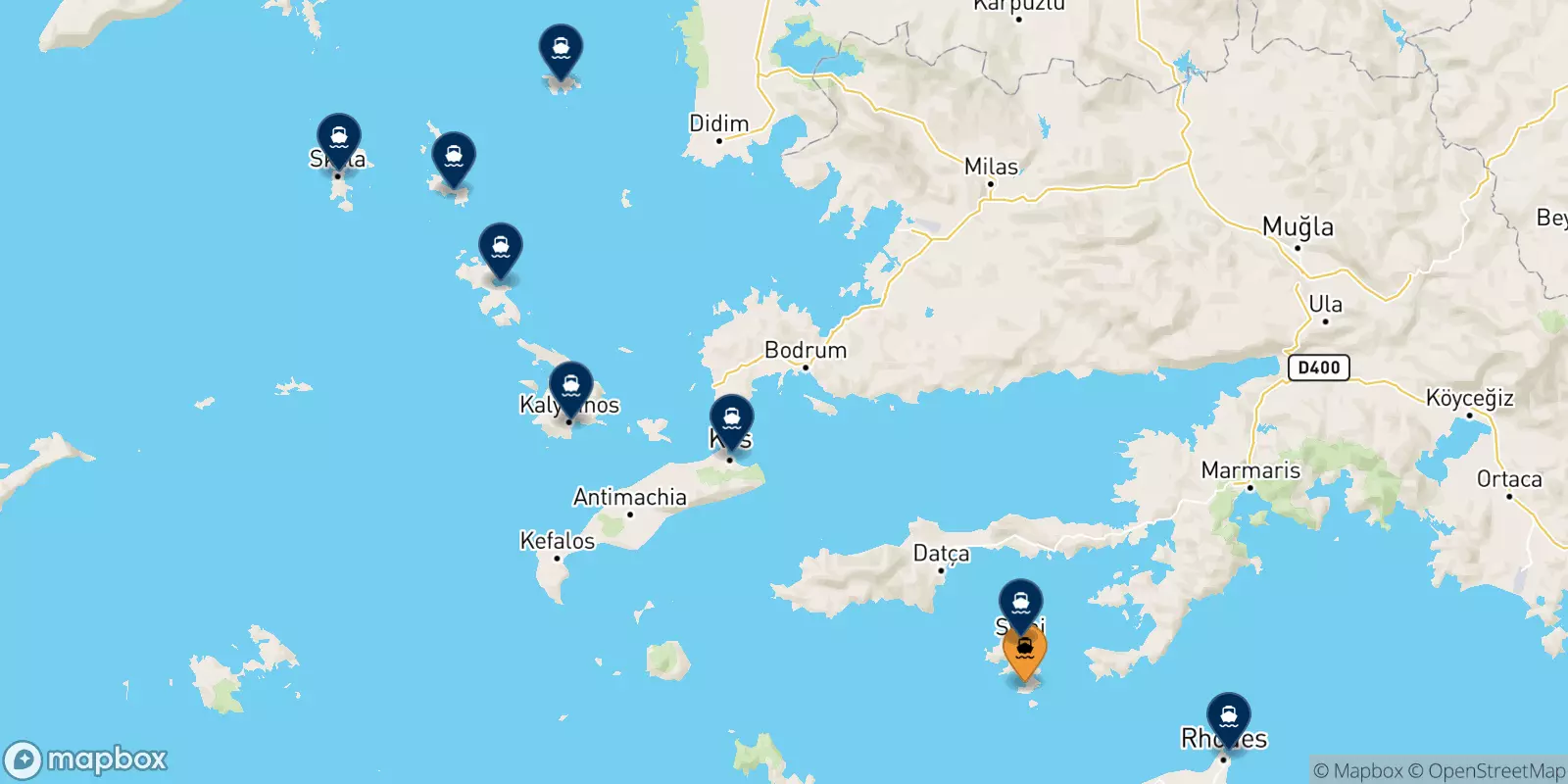 Ferries de Panormitis (Symi)