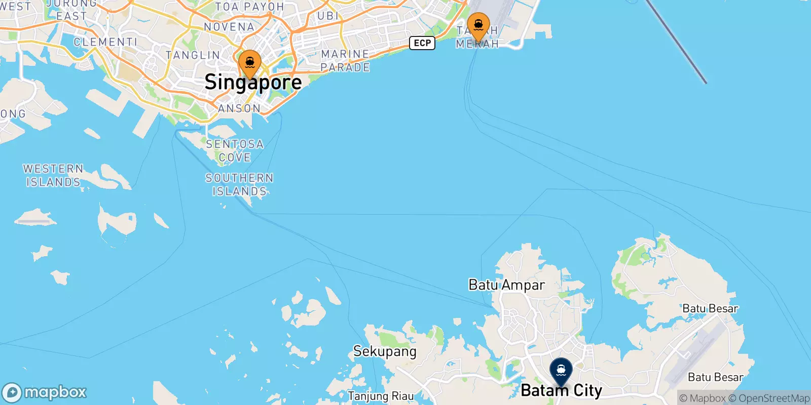 Ferries de Singapur a Batam Centre