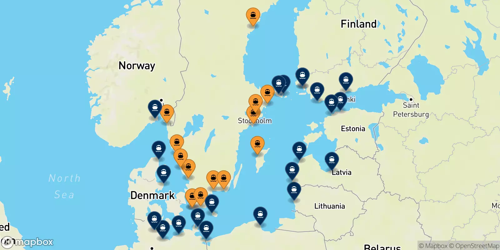 Ferries de Suecia